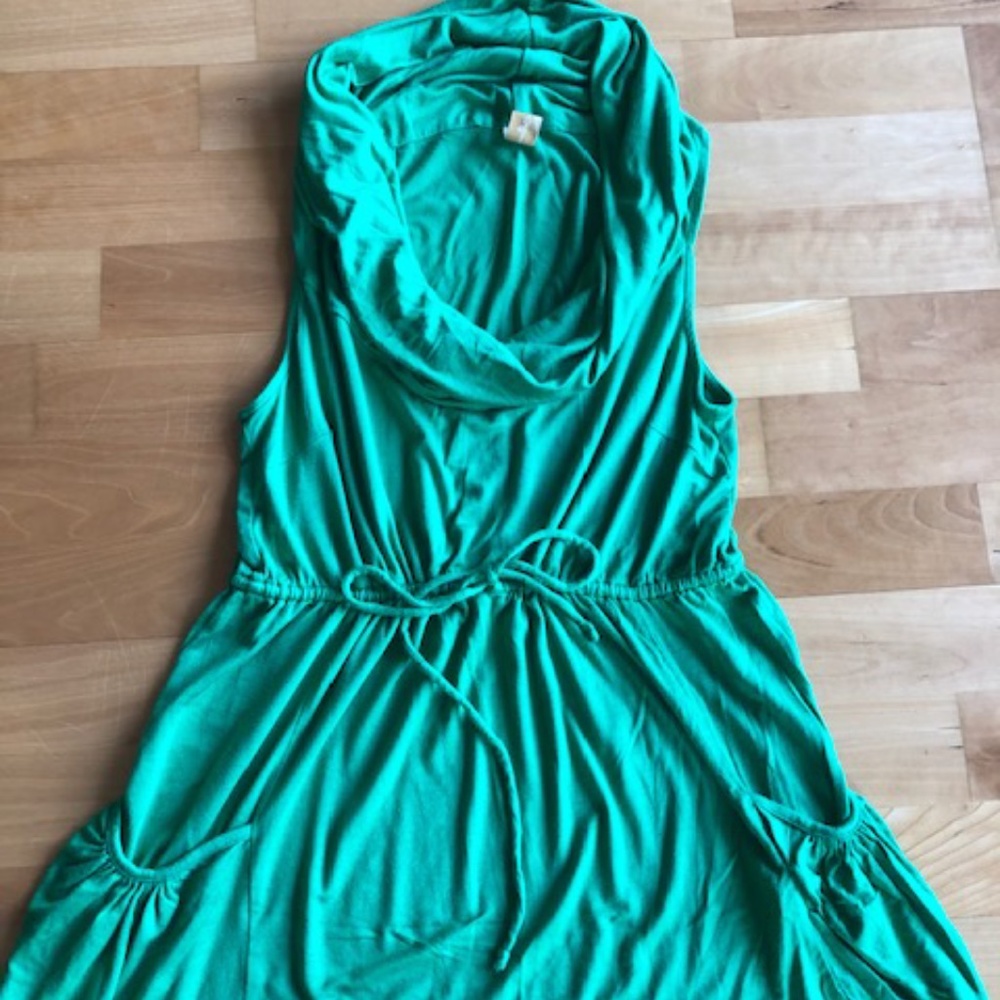 Frenzii cowl neck top with drawstring waist size M